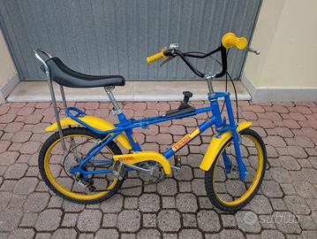 BMX vintage Vicini blu/gialla 3 marce Saltafoss