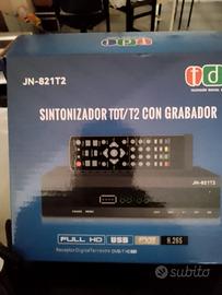 Decoder TDT/T2 mod. JN-821T2 con telecomando 