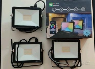 4 Fari led - rg cw App controll - 20W