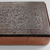 Scatola portaoggetti decor. floreale