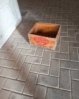 cassetta in legno birra dreer anni 50