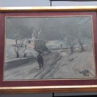 Quadro con cornice 70 cm x 90 cm