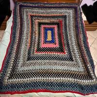 Coperta matrimoniale fatta a mano, uncinetto