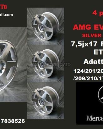 Cerchi AMG EVO DIAMANTE 7,5X17 5x112 et37 mercedes