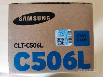 Toner Originale hp-Samsung CLT-C506L Ciano–Nuovo