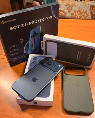 iPhone 17 Pro Max 256 Gb Blu Con Accessori Nuovo