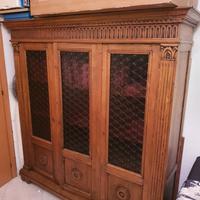Libreria antica in legno 