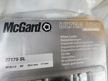 Bulloni antifurto auto mcgard  + 2 chiavi