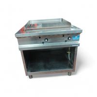 fry top gas piastra liscia professionale 