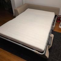 Divano letto sabbia 1 piazza e mezza