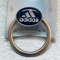 Portachiavi Adidas in acciaio satinato (nuovo)