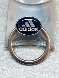 Portachiavi Adidas in acciaio satinato (nuovo)