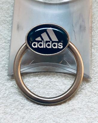 Portachiavi Adidas in acciaio satinato (nuovo)