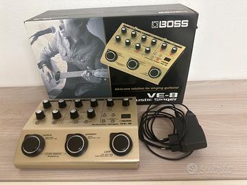 Multi effetti per voce e Chitarra bossVE-8