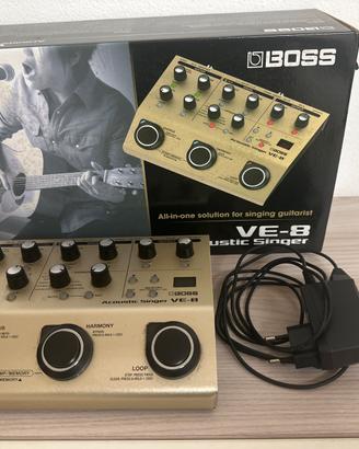 Multi effetti per voce e Chitarra bossVE-8