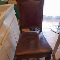 Set 6 sedie antiche  da restaurare