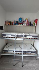 Letto a castello a scomparsa