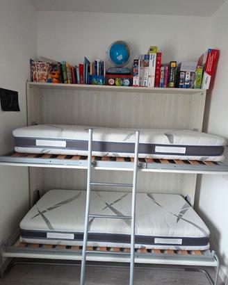 Letto a castello a scomparsa