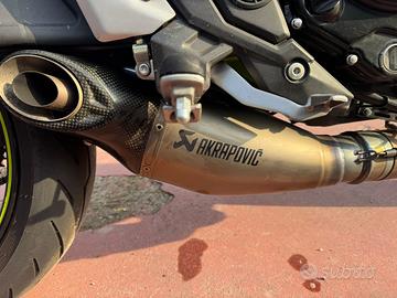 Scarico akrapovic kawasaki Z650