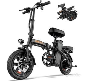 bici pieghevole elettrica acceleratore 