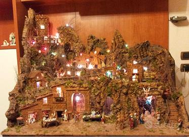 Presepe artigianale in sughero