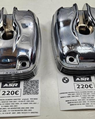 COPPIA COPERCHI VALVOLA TESTA CILINDRO BMW R850R /