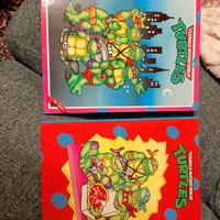 Due quadernoni ad anelli ninja turtles pigna vinta