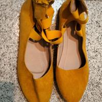 Scarpe Ballerine Gialle N. 40