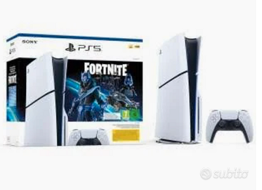 playstation 5 Slim foprtnite cobalt, 2 controler..
