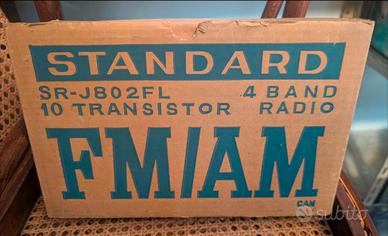 Radio vintage Standard sr j802fl nuova 
