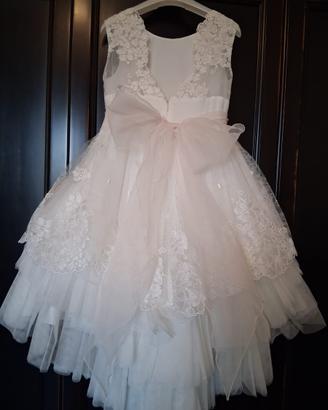 Abito comunione (bambina) + accessorio acconciatur