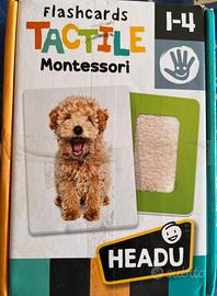 Montessori tactile flashcard