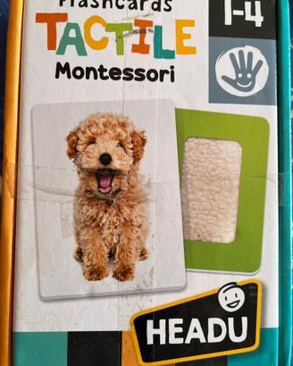 Montessori tactile flashcard
