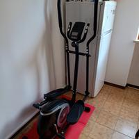 Ellittica 1 mese utilizzo + cyclette orizzontale 