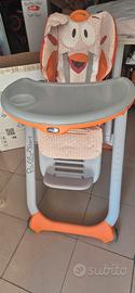seggiolone prima pappa Chicco gallina