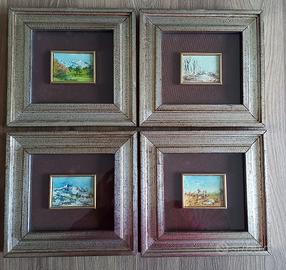 Quadro con le 4 stagioni - autore Nucci Clemente