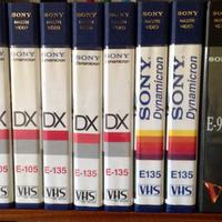 8 custodie vuote Vhs videocassette marchio Sony