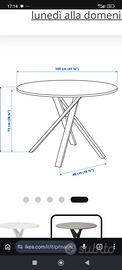 tavolo Ikea rotondo pari al nuovo