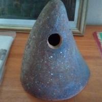 soprammobile anni '80 arte moderna in creta 