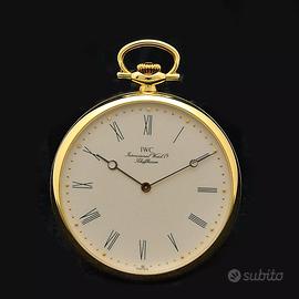 Iwc Pocket 18kt gold 40mm manual cal 1001 serviced