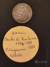 1/2 CARLINO 1759 CARLO III NAPOLI