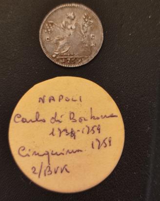 1/2 CARLINO 1759 CARLO III NAPOLI