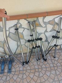 Hardware Batteria: Rack Curvo Professionale + 10 C