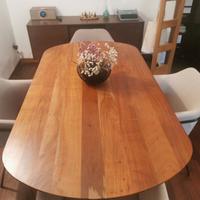 tavolo in legno con poltroncine maison du monde