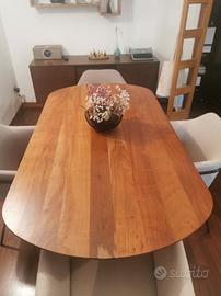 tavolo in legno con poltroncine maison du monde