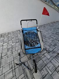 carrello 2 posti per bicicletta 