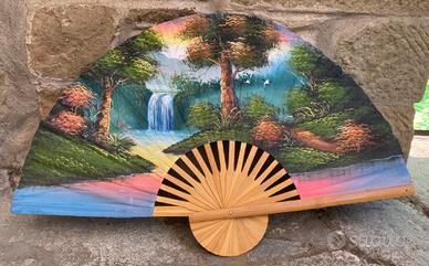 Ventaglio Cinese Vintage da Parete