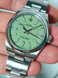 Rolex OP 41mm Verde Pistacchio 134300 new 06/2026
