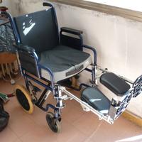 Sedia a rotelle da transito pieghevole