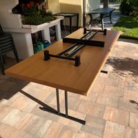 tavoli chiudibili, sedie scocca in pvc